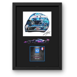 Lap Legends Pierre Gasly 2025 Framed Display Gift with Reproduced Digital Signature (Car)