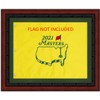 Golf Flag Frames Masters Special 16X20 Mahogany Brown, brn-013, NEW