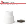 Welding Knight #12 Ceramic (Twin Pack) White TIG Welding Cups
