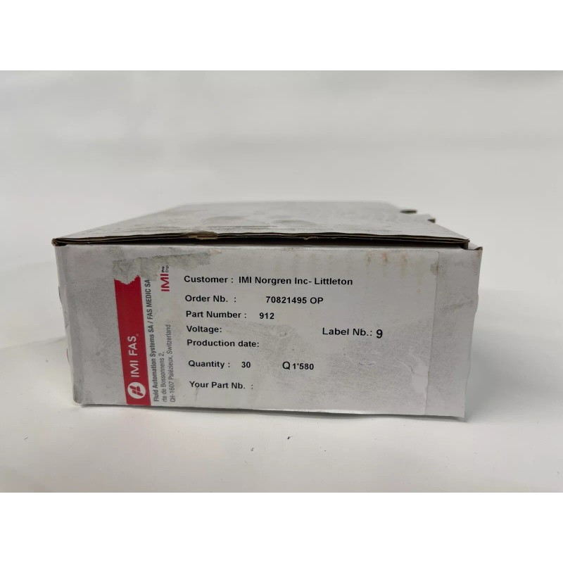 Fluid Automation Systems New IMI FAS Fluid Automation System CH-1290
