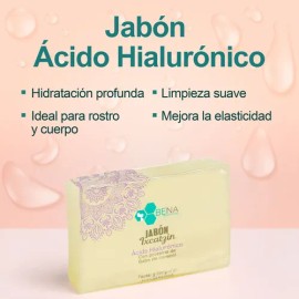 Jabón Baba De Caracol Y Ácido Hialurónico Bena 100g                                                                                                   