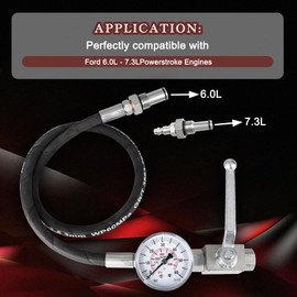 Danhonwin High Pressure Oil System IPR Air Test Tool Special Kit Compatible with Ford 6.0L-7.3L Powerstroke Diesel
