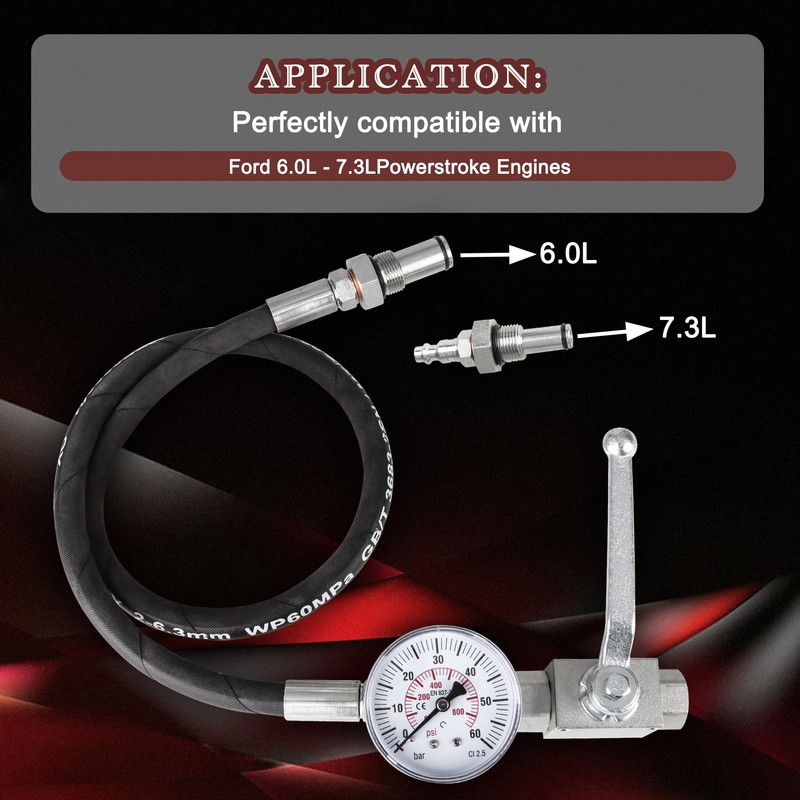 Danhonwin High Pressure Oil System IPR Air Test Tool Special