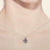 Sterling Silver Calla Lily Flower Charm Necklace, 18"