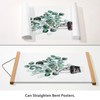HONKKI Magnetic Poster Frame Hanger, Natural Teak, Poster Hanger for
