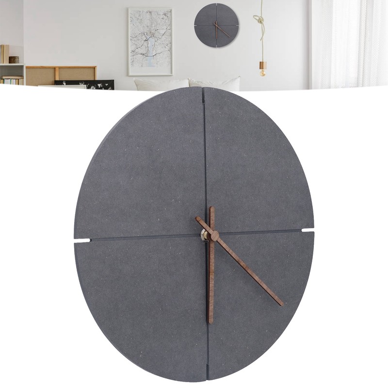 Nordic Style Simple Wooden Wall Clock Quartz Movement Wall Clock