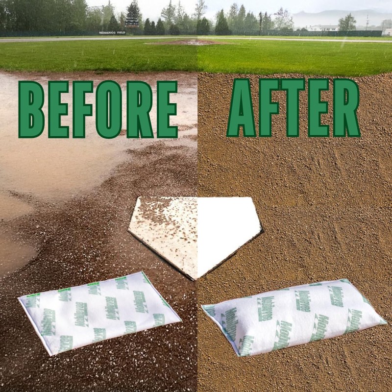 Mobilevee DryPuddle Puddle Sponge for Baseball Fields - Water Absorbing