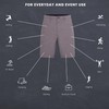 Visive Mens Shorts for Men, Hybrid Casual Golf Dress Flat