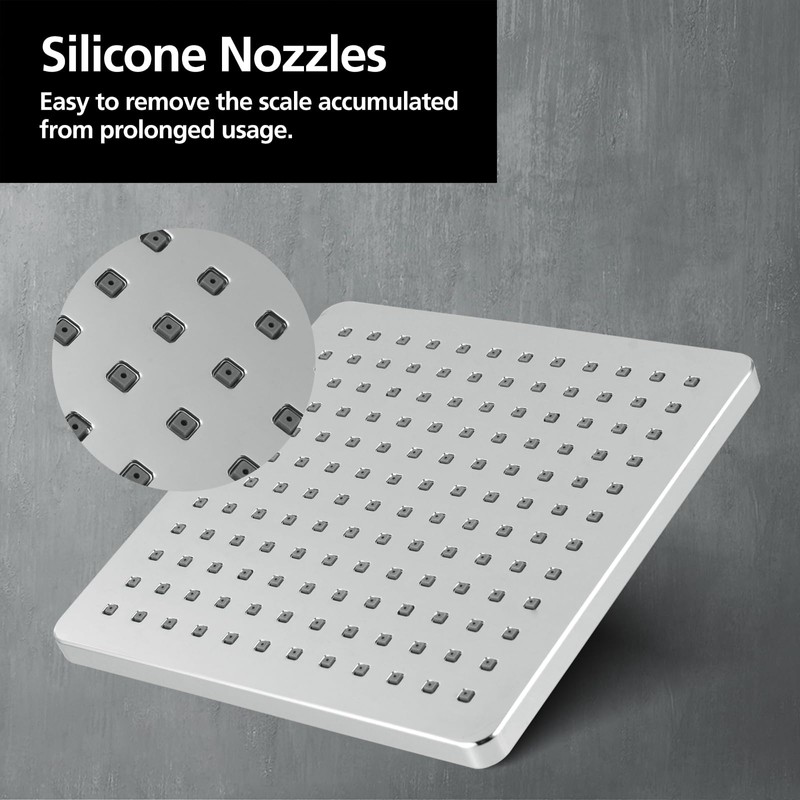 ACA International 8'' Bathroom Overhead Shower Head Rain Shower Head