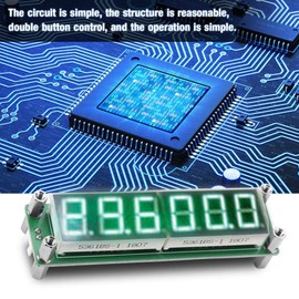 Frequency Counter PLJ-6LED-H LED Display Digital Frequency Counter 1MHz- 1000MHz(Green)