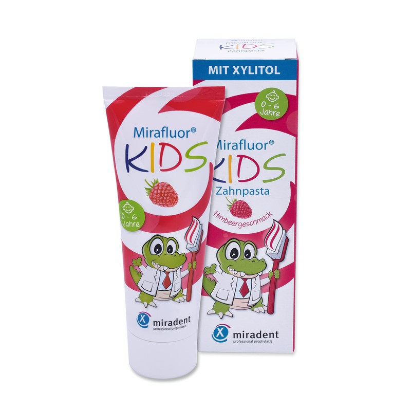 miradent Mirafluor Kids Toothpaste 75 ml for Children Aged 0-6