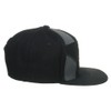 Top Level Cali Bear Embroidery Snapback Flat Bill Hat 220323A-Black