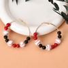 Baseball Hoop Earrings for Women Girls Friend Gifts for Women