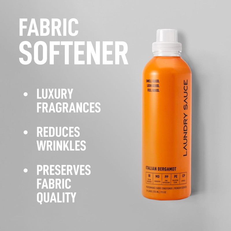 Laundry Sauce - Laundry Fabric Softener (Italian Bergamot) Luxury Fragrance,