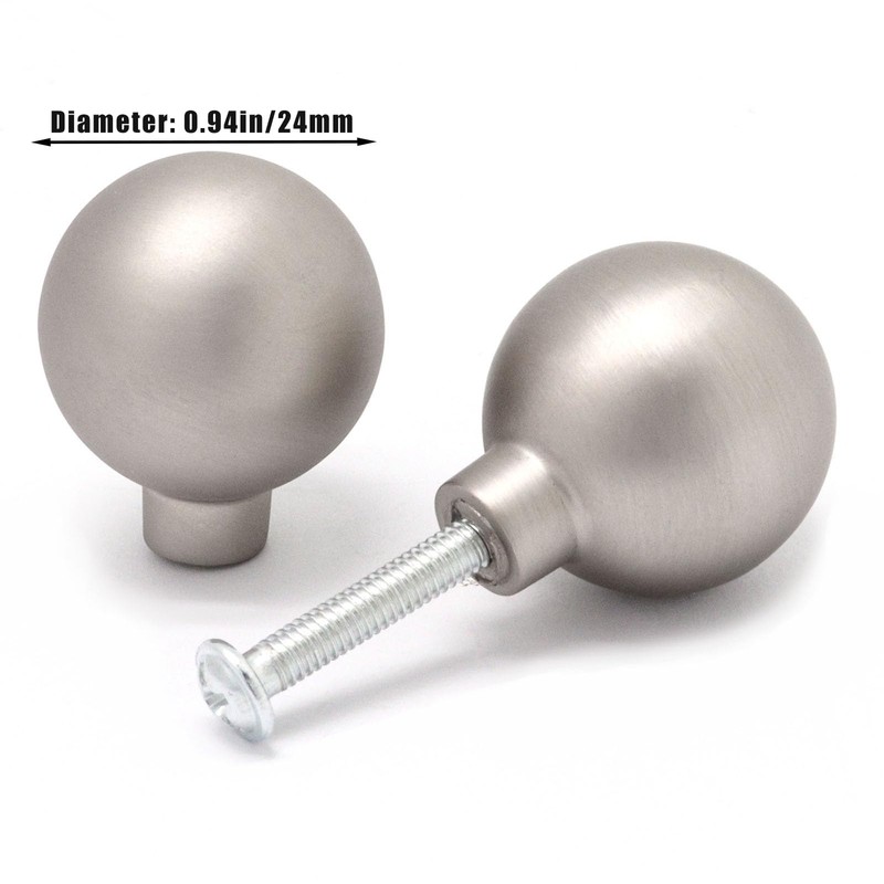 GDFYMI Cabinet Knobs, Brushed Nickel Cabinet Knobs, Dresser Knobs, Drawer