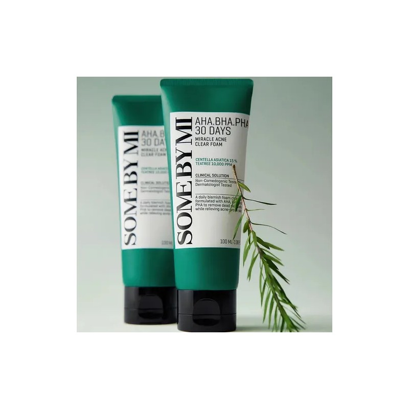 Espuma Limpiadora Some by Mi Miracle Acne Foam 100ml Antiacné
