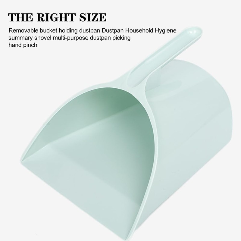 DOITOOL Household Dustpan Plastic Handheld Kitchen Trash Can Hanging Trash