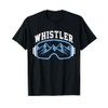 Whistler Ski Snowboard Mountain Bike Goggles Souvenir T-Shirt