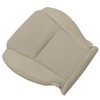 FZJDSD Tan Driver Side Bottom Perforated Leather Replacement Seat Covers