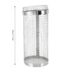 Barbecue Grilling Basket Stainless Steel Heat Resistant Rust Prevention BBQ