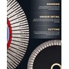 Solidure 2Pack - Diamond Porcelain Saw Blade, 4.5" Tile Blade