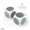 Atomi Power Cube 2-Pack – 3AC Outlets + 3 Smart