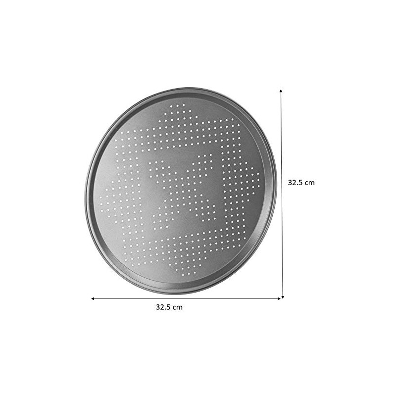 Chef Aid Pizza Pan Perforated 32cm Diamater Tray for Oven