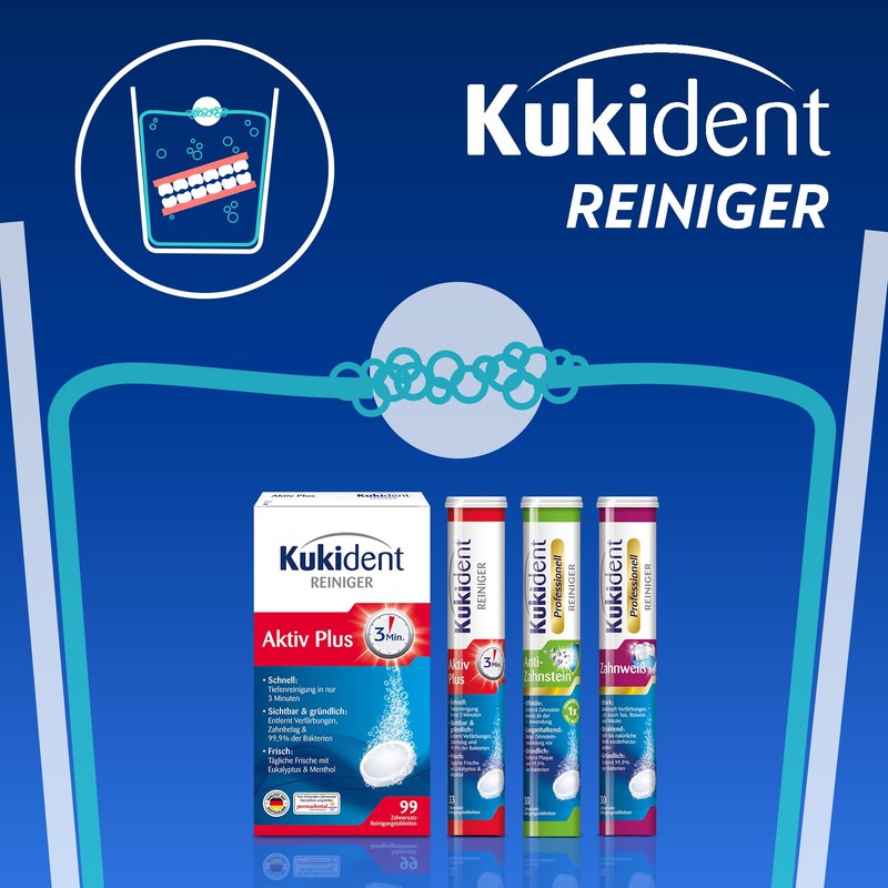 Kukident Teeth Whitening Pack of 30