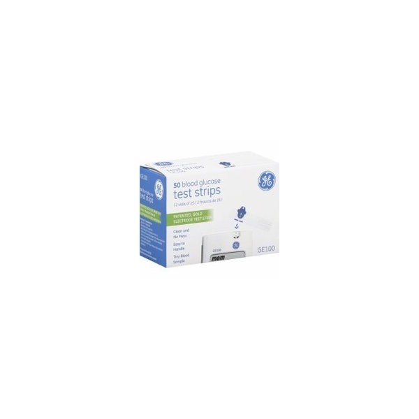 GE100 Test Strips box of 50