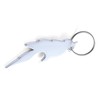 Komonee Parrot Silver Bottle Opener Key Chain Metal Wildlife Bird