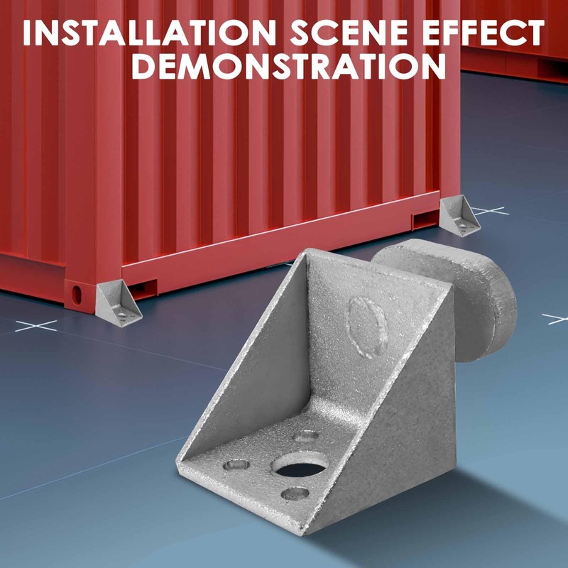 Upgraded Shipping Container Ground Anchors Hot Dipped Galvanized Steel