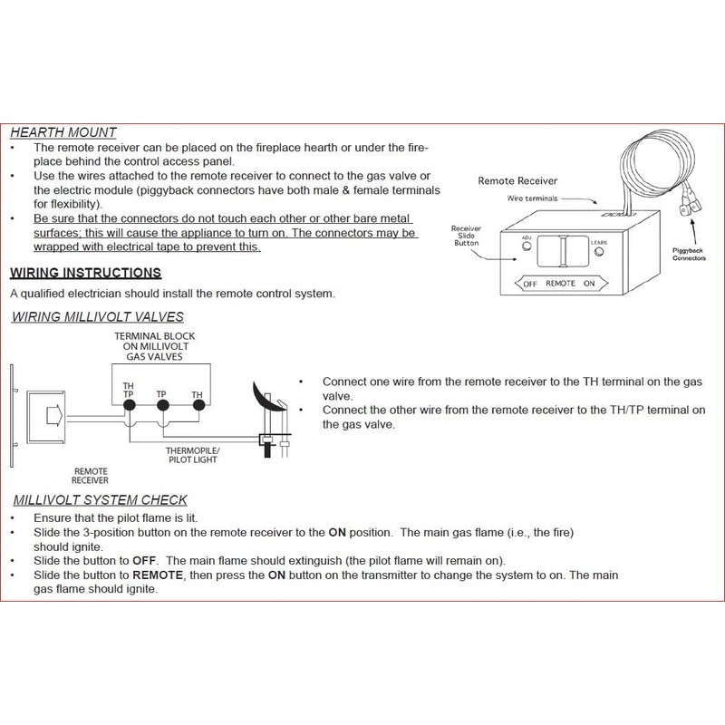 SkyTech 1001-A Receiver Box for 1001 Series Fireplace Remote Controls
