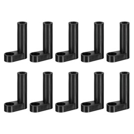 MECCANIXITY PCB Plastic Fixed Feet Circuit Board Standoff Black Mounting Spacer 30mm for Mainboard Game Console, 20pcs