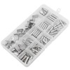 TOVOT 100PCS Shelf Pins Assortment Kit 4 Styles Shelf Support