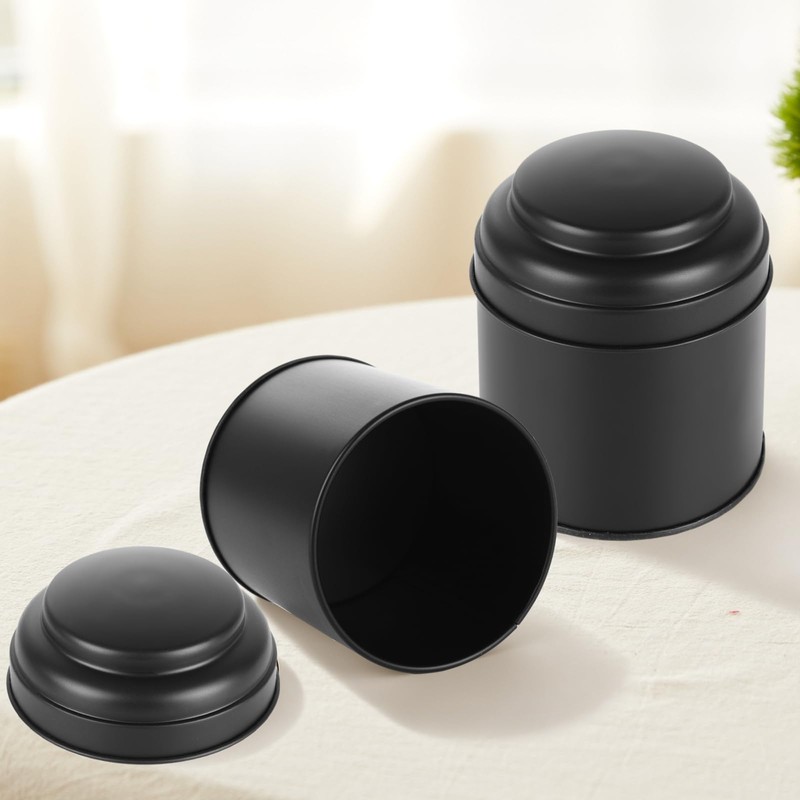 Acrux7 15PCS Tea Tins for Loose Tea 8oz Tea Containers