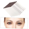 Minkissy Eyebrow Stickers 6pcs Temporary Brow Waterproof Fade Resistant Instant
