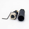 Elecbee M8 4-Pin Female Plug, A Code Sensor Cable Plug,