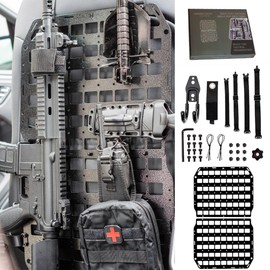 HEMSK DAYS Metal Molle Panel for Vehicles & Trucks – Premium 2mm Aluminum Alloy Organizer Compatible with Molle/PALS Gear, Built for Durability