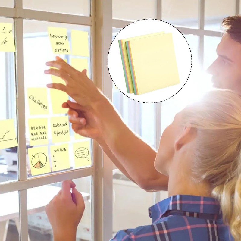 Sticky Notes, Sticky Notes for Writing, Easy to Write on,