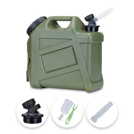 UPWOIGH Camping Water Container, 2.6 Gallon Water Containers Jug, Truly No Leakage Water Storage, Military Green Water Tank,BPA Free Portable Emergency Water Storage for Camping, Hiking