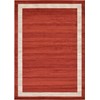 Unique Loom Del Mar Collection Contemporary Transitional Terracotta Area Rug