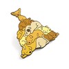 Pinsanity Cute Sleeping Puppy Dog Pile Enamel Lapel Pin