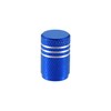 X AUTOHAUX 5pcs Blue Car Bike Tire Valve Stem Cap