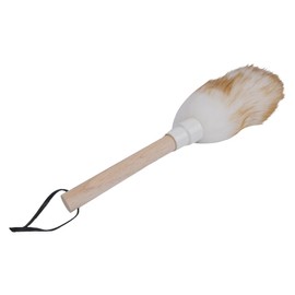 CENPEK Lambswool Duster Set of 2 - Wooden Handles with Hanging Rope, Washable and Reusable Small Hand Duster for Cleaning Walls, Plants, and Hard-to-Reach Areas