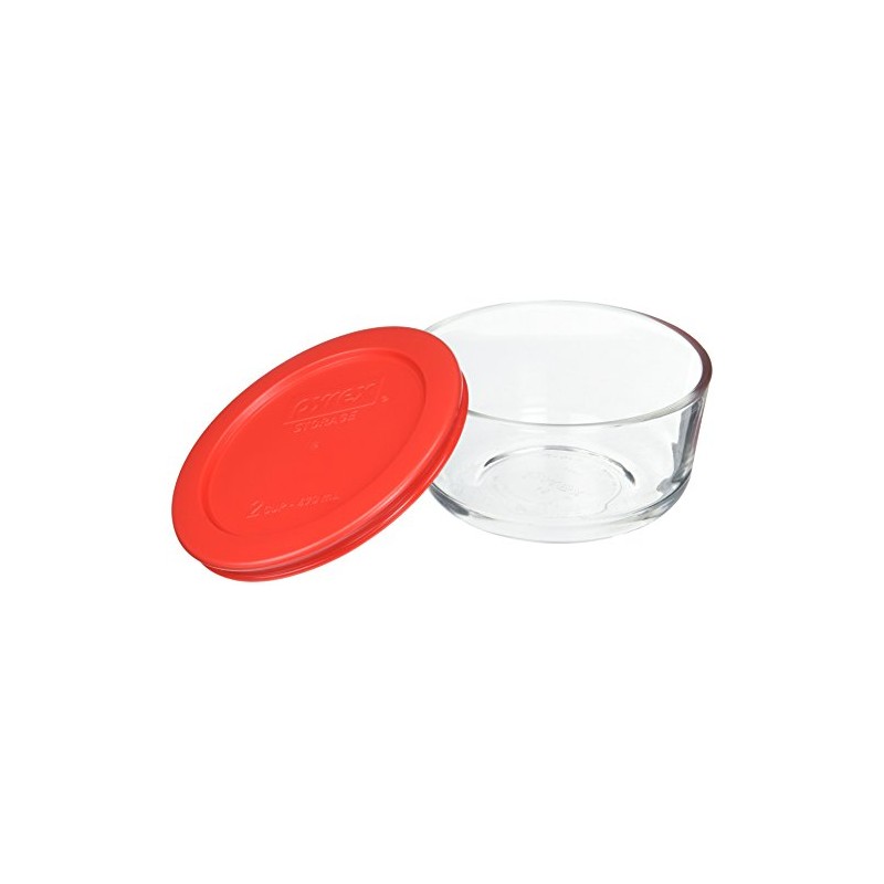 Pyrex (6) 7200 2 Cup Glass Bowls & (6) 7200-PC