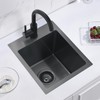 ZDHHT 13 x 15 x 8 Inch Black Drop-In Bar