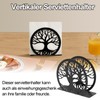 Napkin Holder, Vertical Napkin Holder, Black Napkin Dispenser, Freestanding Metal