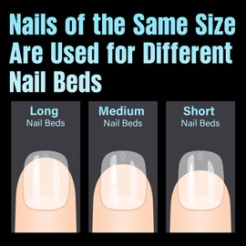 TOMICCA Medium Coffin Nail Tips, 240Pcs Half Matte Soft Gel Nail Tips, 12 Sizes Acrylic False Nail Tips, Nail Extension Tips for Beginner and Professional Home Diy