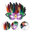 Feather Collar with Mask Feather Cape Gothic Cosplay Cape Feather