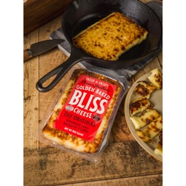Cheese Bros. Golden Baked Bliss Cheese | Made in Wisconsin | Heat & Eat | Fresh & Crispy | 4 Pack